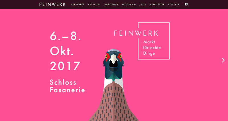 Neuerstellung Internetpräsenz Feinwerk – Markt für echte Dinge