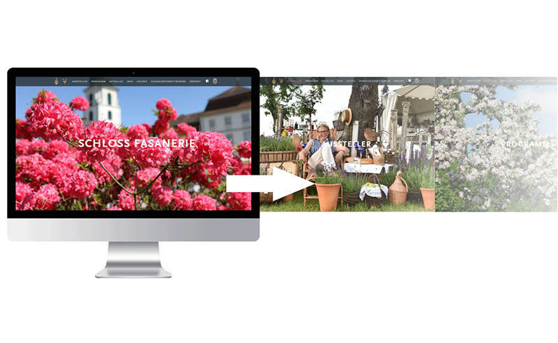 Gartenfest Web Navigation