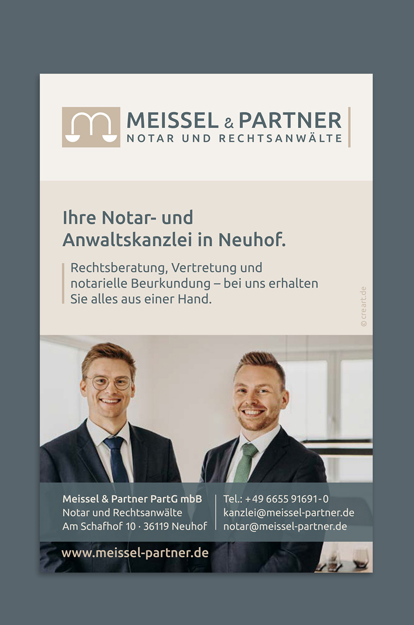Meissel Partner Anzeige
