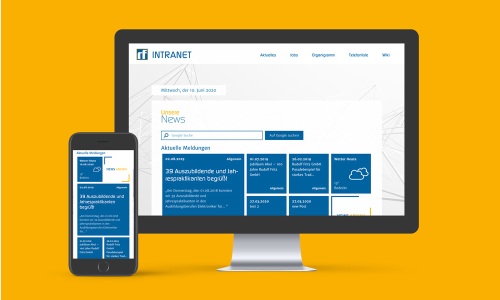 Rudolf Fritz Intranet 2
