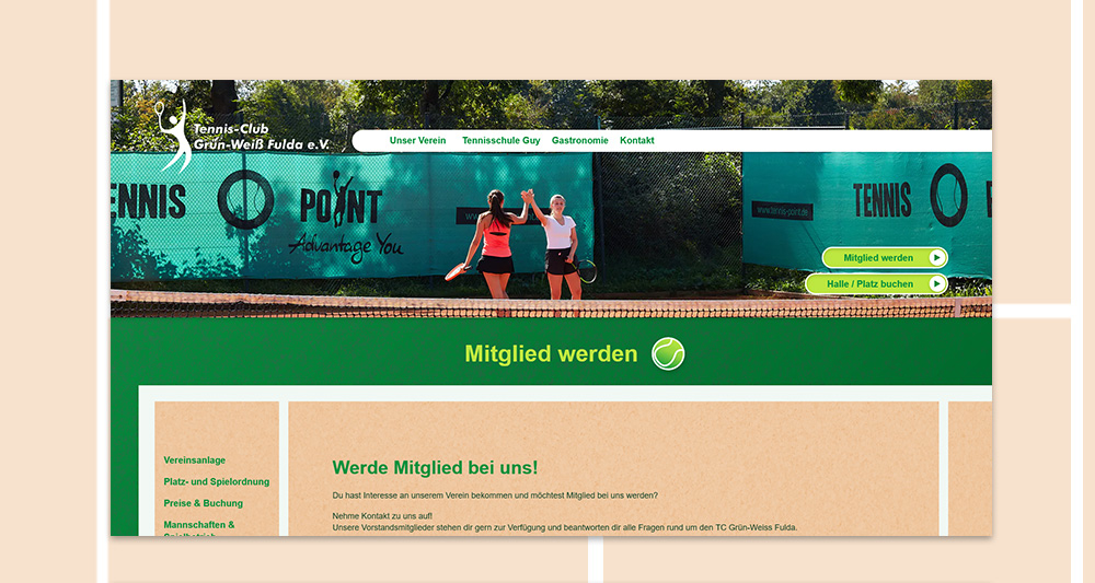 Tennis Unterseite