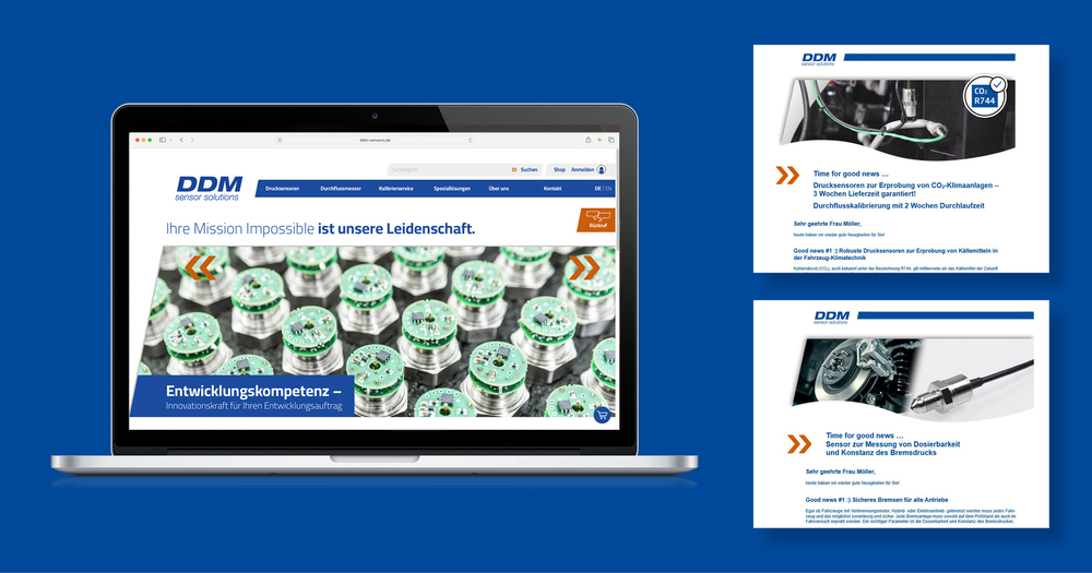 Webseite und Newsletter